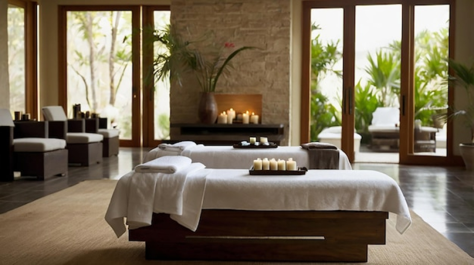 Luxury spa Greater Noida treatment room